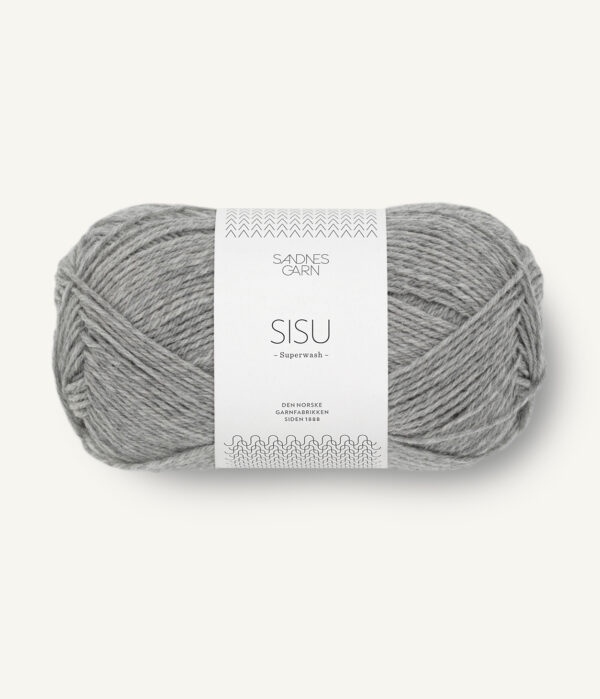 Sandnes-Garn-Mandarin Petit_1042-Grey-Heathered Sandnes Garn Sisu 1042 Grey Melange