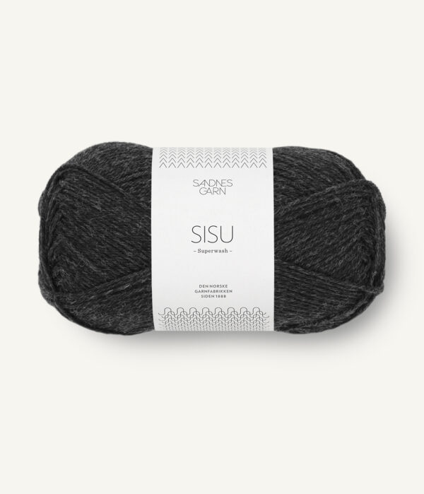 Sandnes-Garn-Mandarin Petit_1088-Charcoal-Heathered Sandnes Garn Sisu 1088 Charcoal Melange