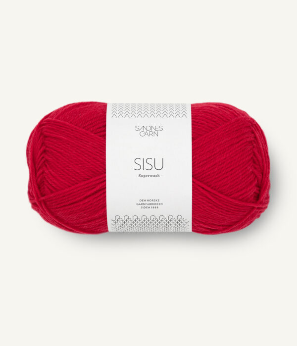 Sandnes-Garn-Mandarin Petit_4219-Red Sandnes Garn Sisu 4219 True Red