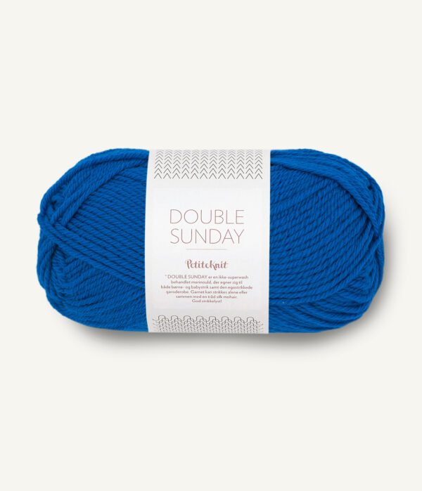 Sandnes Garn Double Sunday - 6046 PetiteKnit Electric Blue Sandnes Garn Double Sunday - 6046 PetiteKnit Electric Blue