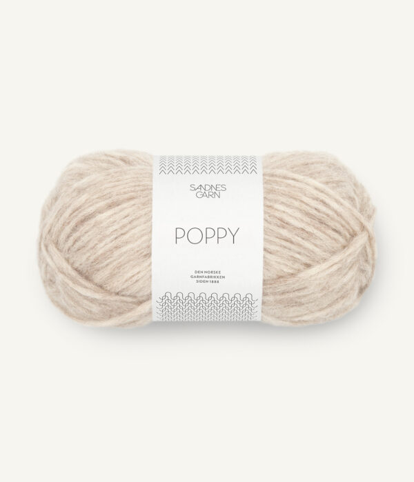 Sandnes Garn Poppy - 2611 Light Beige Heathered Sandnes Garn Poppy - 2611 Lichtbeige gemêleerd