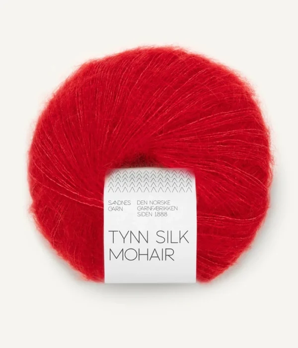 Sandnes Garn Tynn Silk Mohair - 4219 True Red Sandnes Garn Tynn Silk Mohair - 4219 True Red