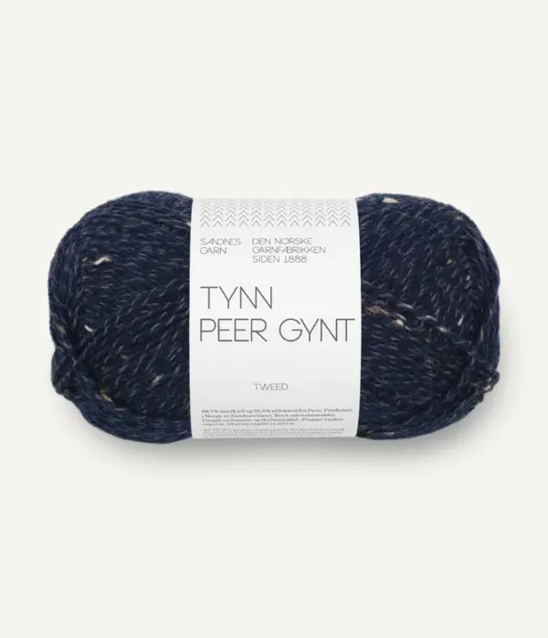 Sandnes Garn Tynn Peer Gynt - 5585 Navy / Brown Tweed Sandnes Garn Tynn Peer Gynt - 5585 Navy / Brown Tweed
