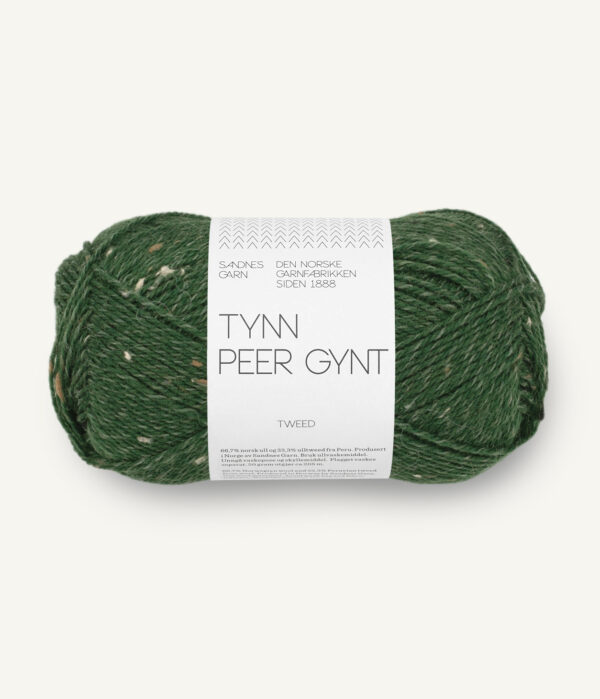 Sandnes Garn Tynn Peer Gynt - 8085 Forest Green Brown Tweed Sandnes Garn Tynn Peer Gynt - 8085 Forest Green Brown Tweed