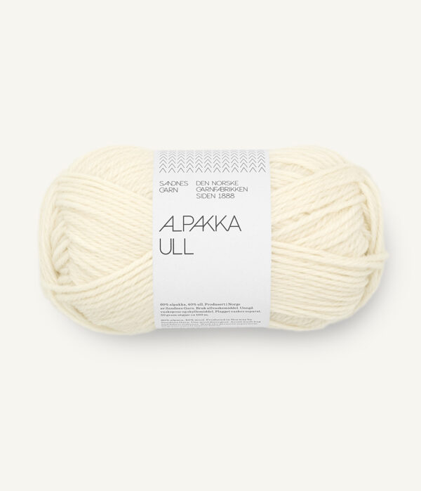 Sandnes Garn Alpakka Ull - 1012 Natural White Sandnes Garn Alpakka Ull - 1012 Natural White