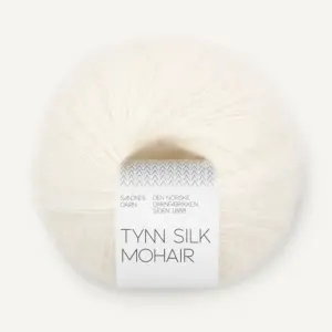 Sandnes Garn Tynn Silk Mohair - 1001 True White