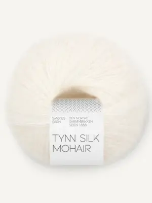 Sandnes Garn Tynn Silk Mohair – 1001 True White Sandnes Garn Tynn Silk Mohair - 1001 True White
