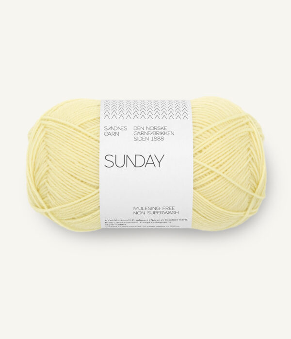 Sandnes Garn Sunday - 9602 Lemonade Sandnes Garn Sunday - 9602 Lemonade