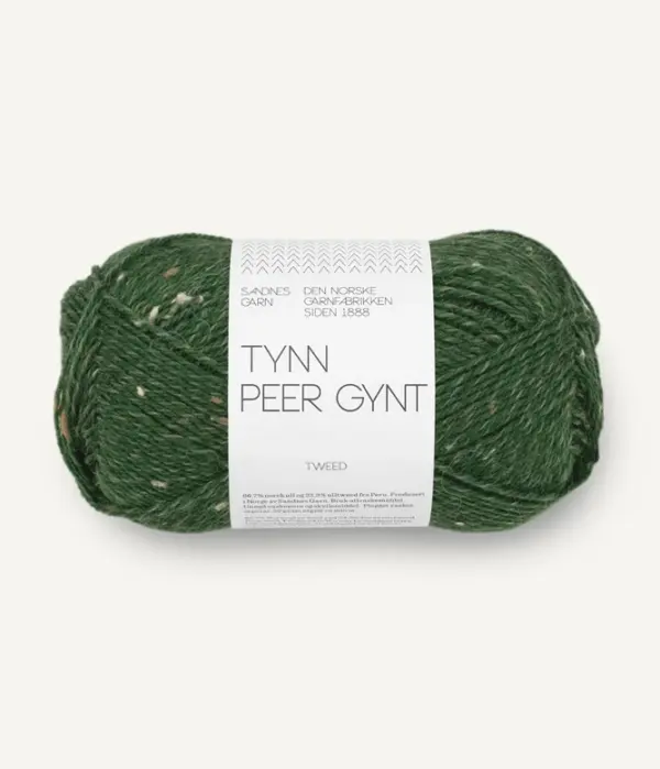 Sandnes Garn Tynn Peer Gynt - 8085 Forest Green / Brown Tweed Sandnes Garn Tynn Peer Gynt - 8085 Forest Green / Brown Tweed