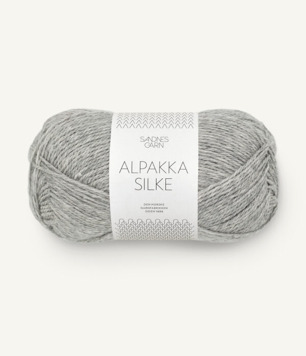 Sandnes Garn Alpakka Silke - 1042 Grey Melange Sandnes Garn Alpakka Silke 1042 Grau meliert