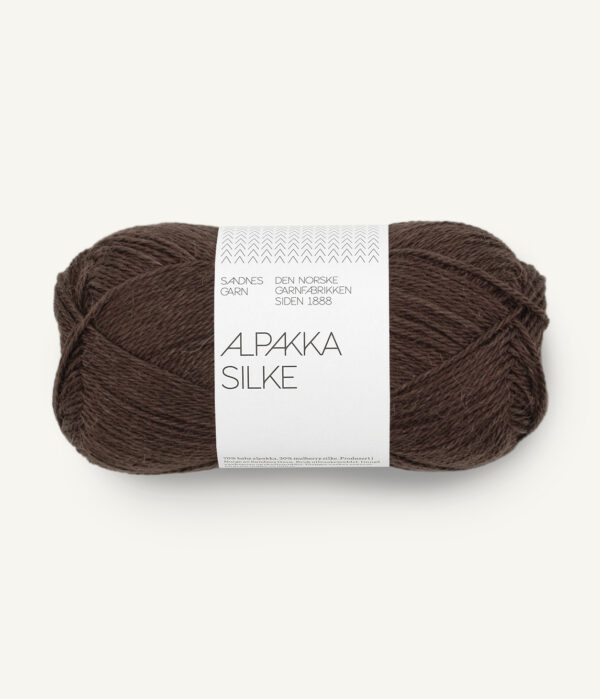 Sandnes Garn Alpakka Silke - 3591 Chocolate Plum Sandnes Garn Alpakka Silke 3591 Chocolate Plum