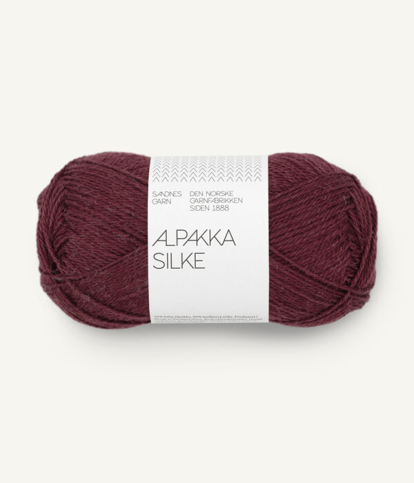 Sandnes Garn Alpakka Silke - 4372 Burgundy Sandnes Garn Alpakka Silke 4372 Burgunderrot