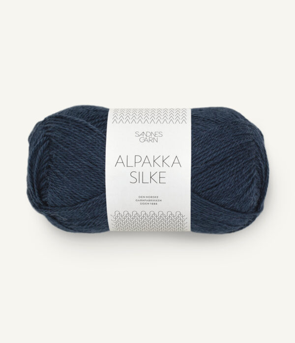 Sandnes Garn Alpakka Silke - 6081 Midnight Blue Sandnes Garn Alpakka Silke 6081 Mitternachtsblau