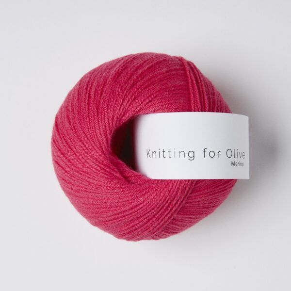 Knitting for Olive Merino - Pink daisies Knitting for Olive Merino Rosa Gänseblümchen