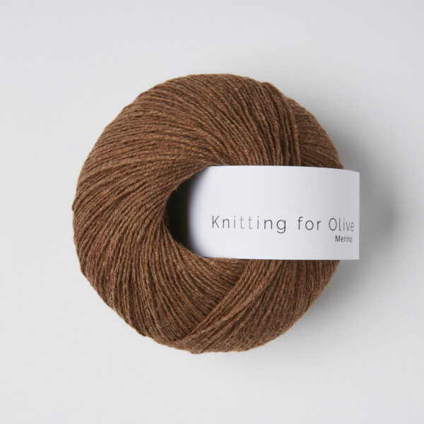 Knitting for Olive Merino - Dark cognac Knitting for Olive Merino Dunkles Cognac