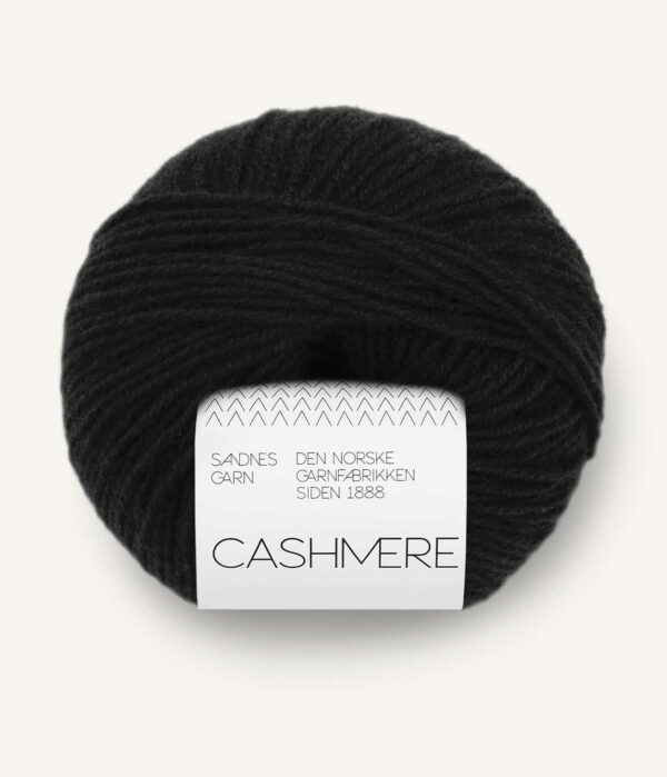 11641099_Black_300dpi_Noste.jpg Sandnes Garn Cashmere 1099 Black
