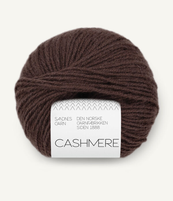 11643082_Dark-brown_300dpi_Noste.jpg Sandnes Garn Cashmere 3082 Dark Brown