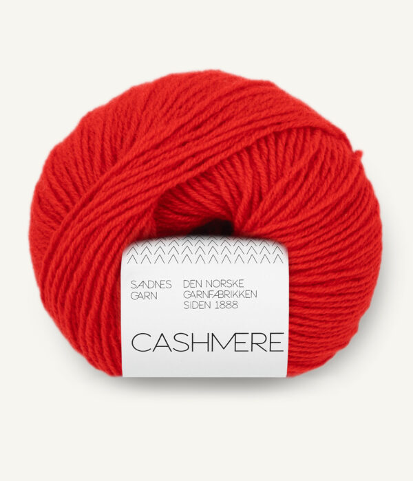 11644018_Scarlet-red_300dpi_Noste.jpg Sandnes Garn Cashmere 4018 Scarlet Red
