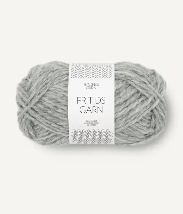 Sandnes-Garn-Fritidsgarn-Meleerattu-harmaa.webp Sandnes Garn Fritidsgarn 1042 Grey Melange