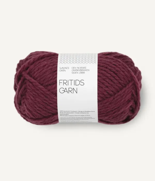 fritidgarn_4372.webp Sandnes Garn Fritidsgarn 4372 Burgundy